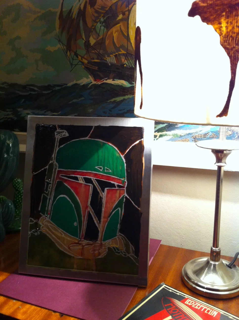 Boba Fett Stained Glass- by Me!