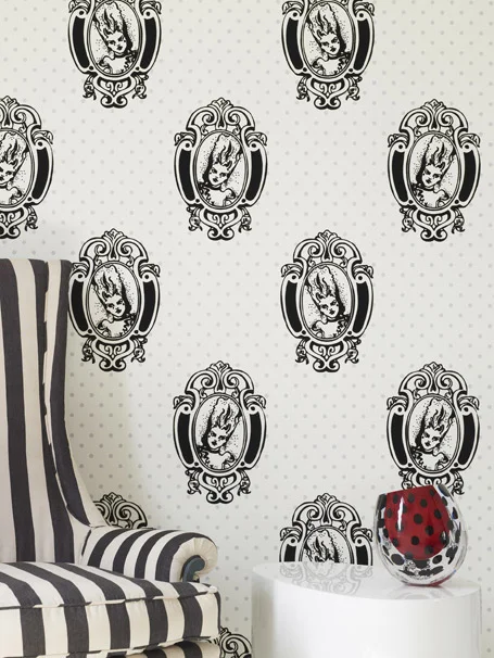 Barbra Hulanicki Flock Wallpaper