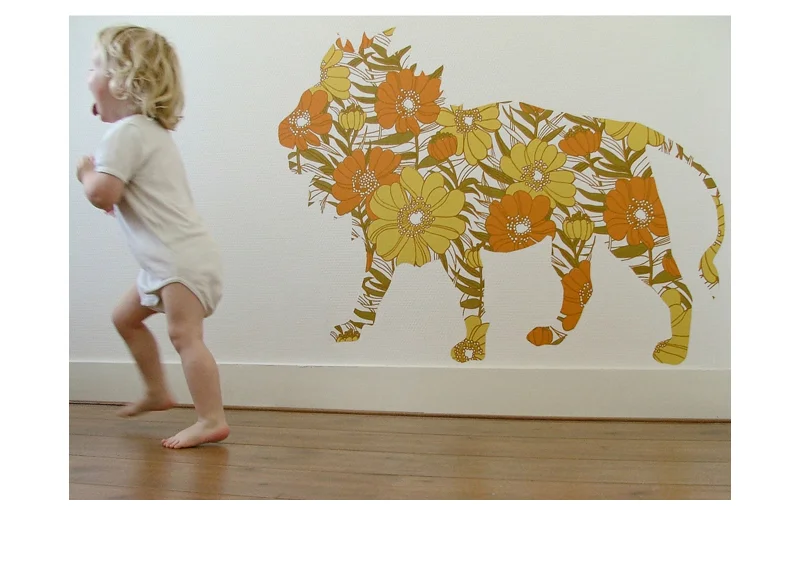 Wild Animals made from Tacky Retro Wallpapers — The World of Kitsch