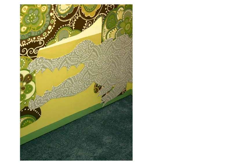 Wild Animals made from Tacky Retro Wallpapers — The World of Kitsch