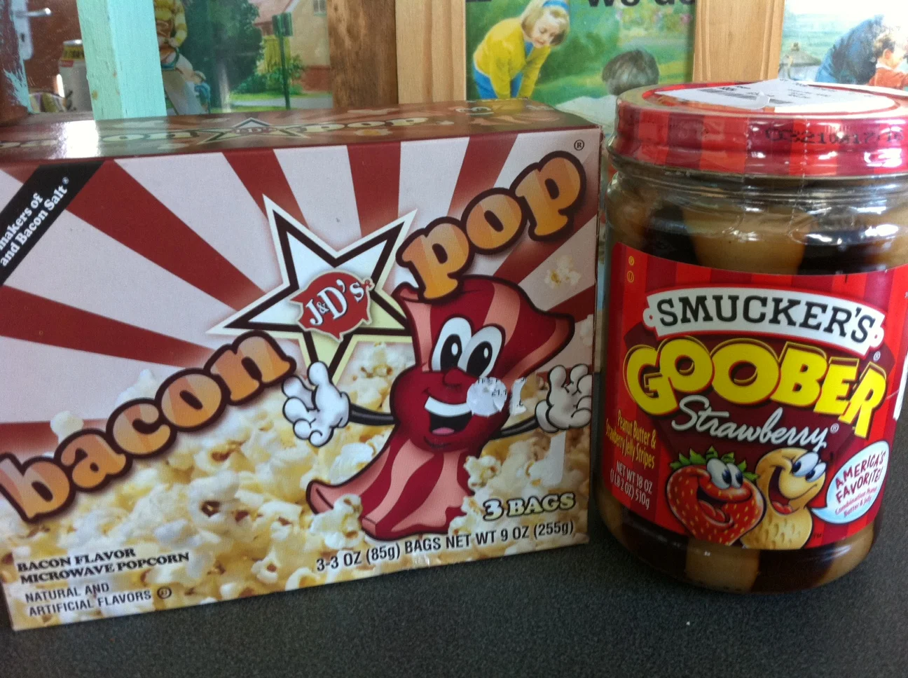 Bacon Popcorn & Squirrel Crisps