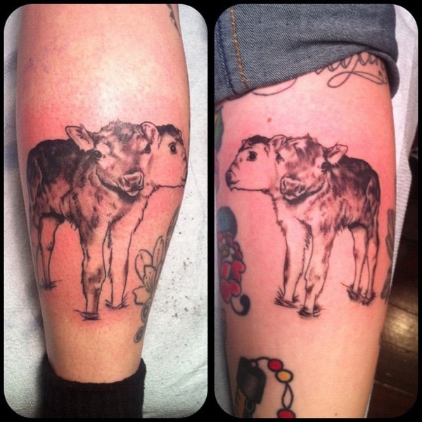 Tattoo uploaded by Maya  Two headed calf  Tattoodo