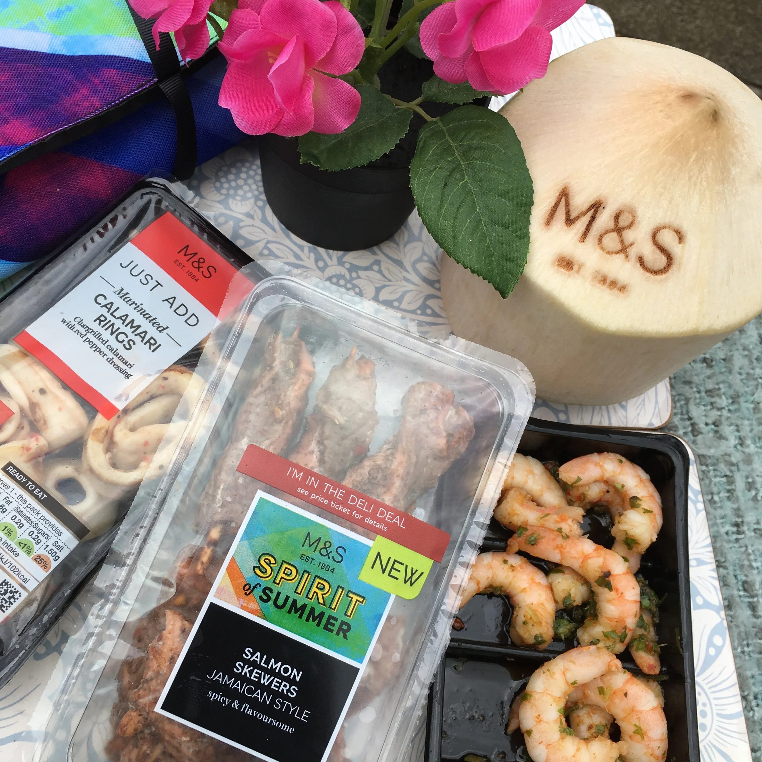 Calamari : Salmon : King Prawn