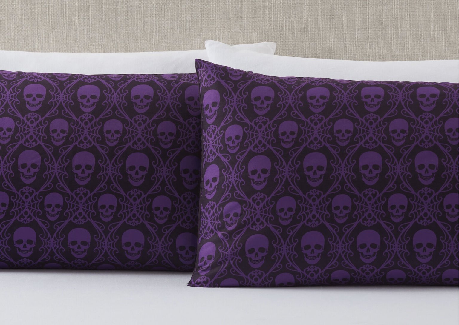 Halloween Throw Pillow/ Gothic Medieval Spooky Apothecary Purple