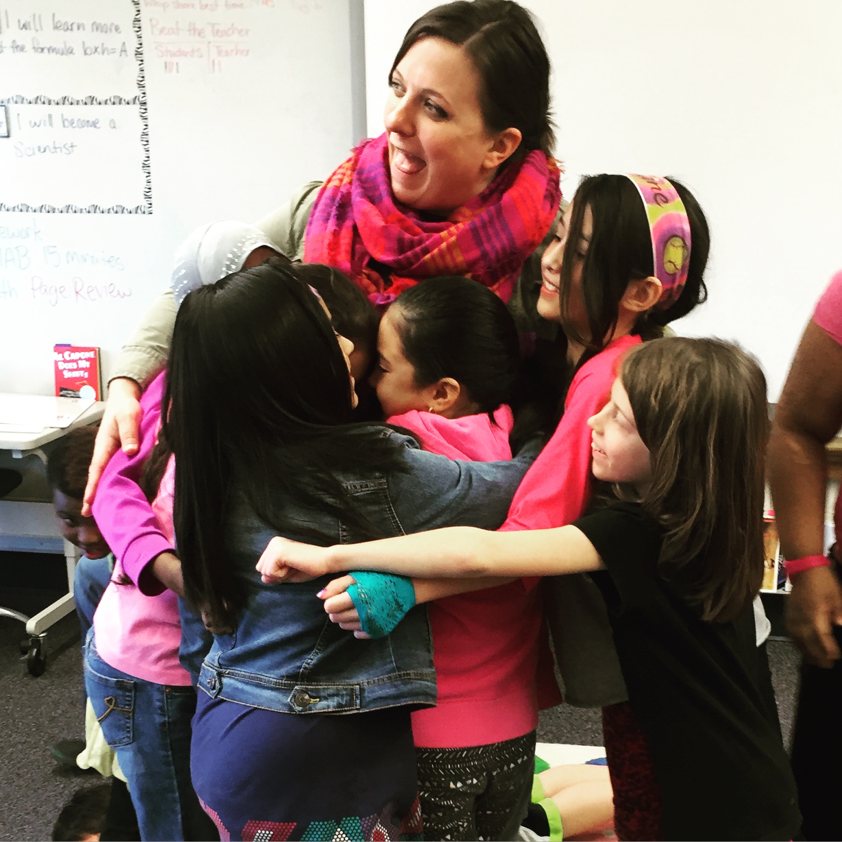 Aquila Elementary, 2016 ended with a group hug! How cool is that?!