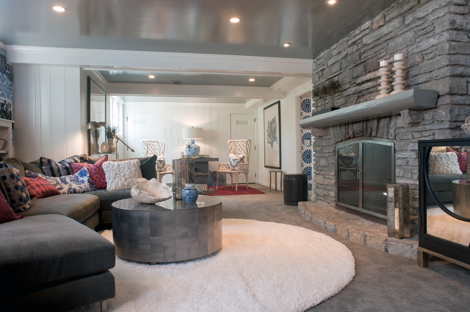 The family room, 2014 ASID Showcase Home