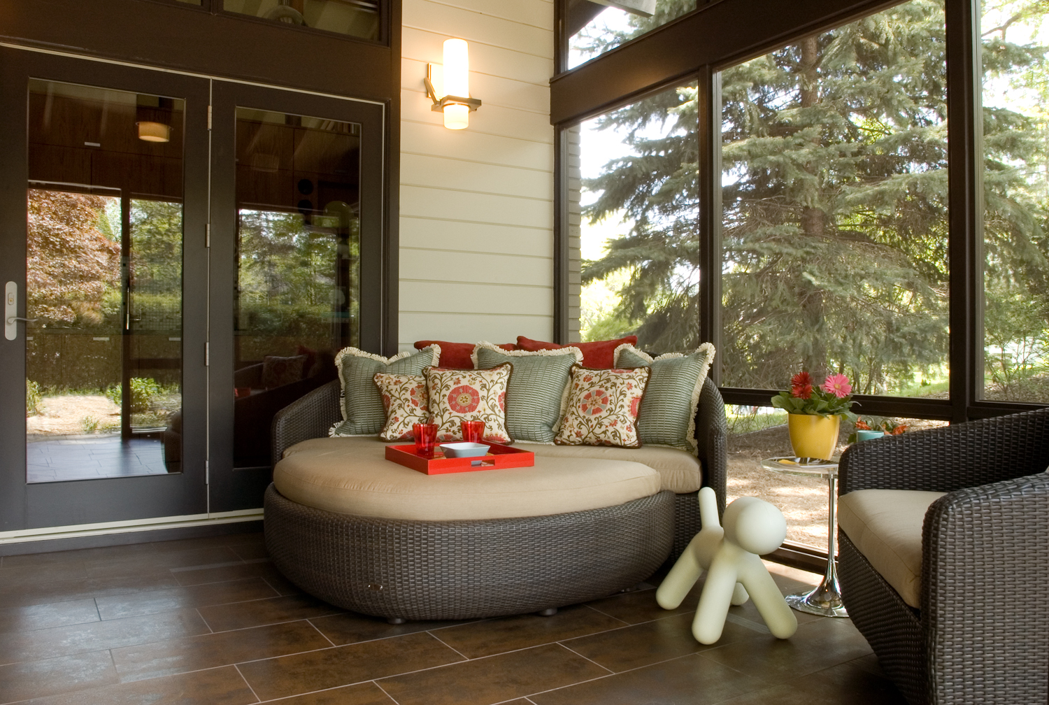 Screen porch, 2009 ASID Showcase Home