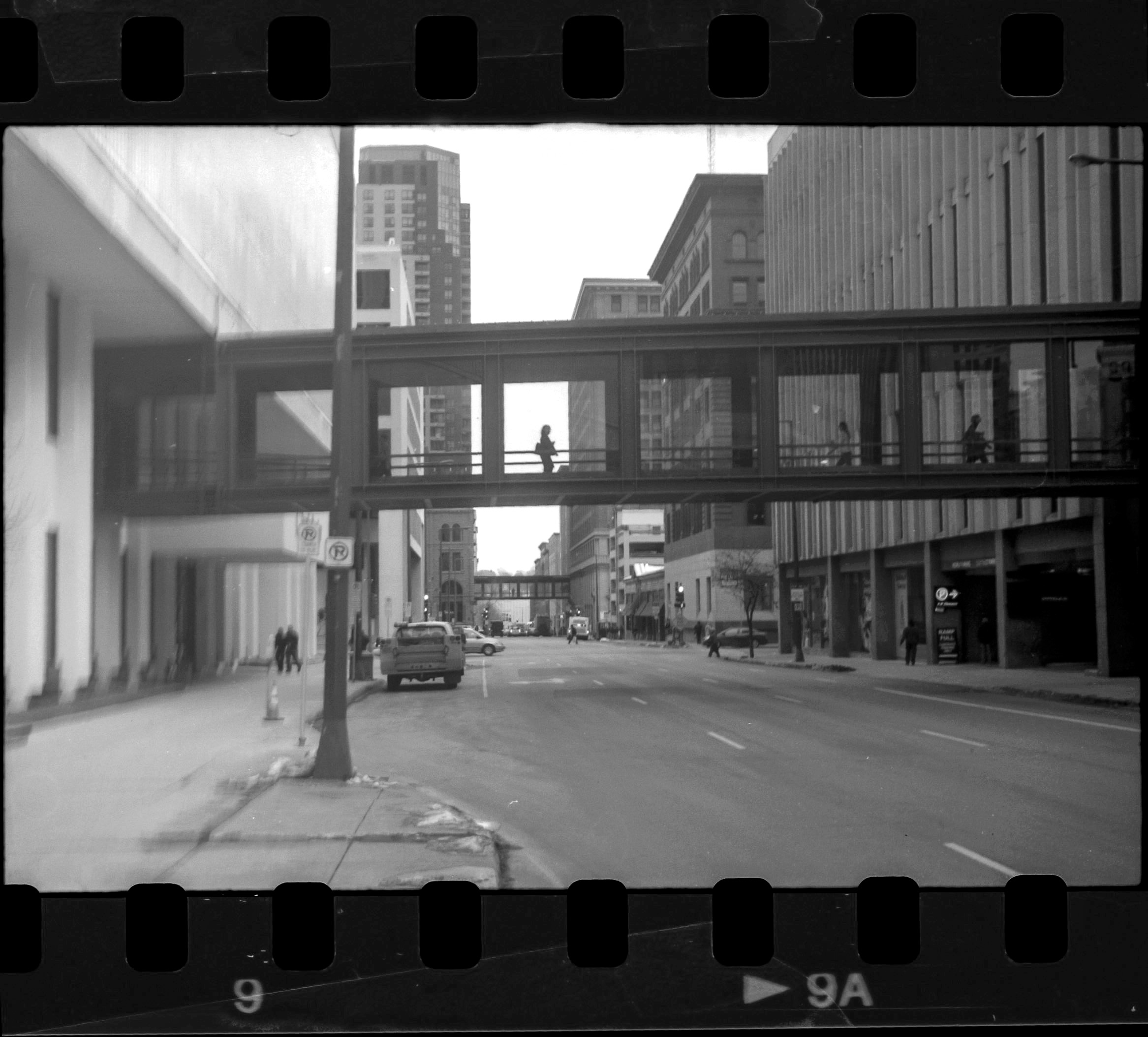 Over the last few weeks I've aquired a few vintage cameras, not as bookshelf pieces, but as tools to challenge me and change the way I am seeing and photographing. Here is a quick snap from a partial roll of film I ran through one of the new cameras today. Its amazing that a camera from 1933 still works just fine. I look forward to using these cameras more and I sure have missed the smell of fixer on my hands from developing the film.