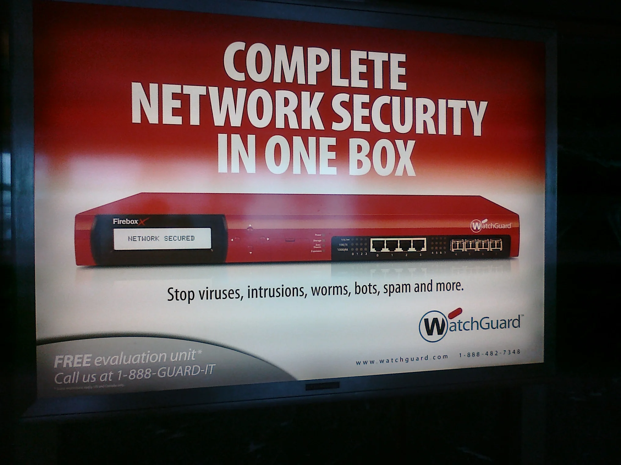 You're secure b/c you're NOT PLUGGED IN!