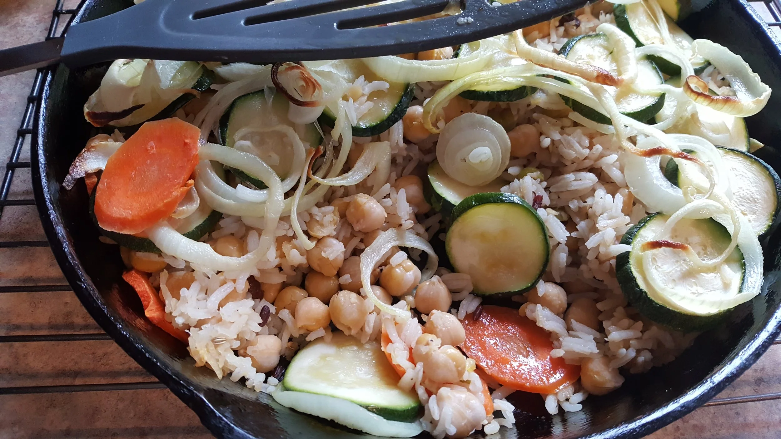 High Protein Spiced Biryani Skillet