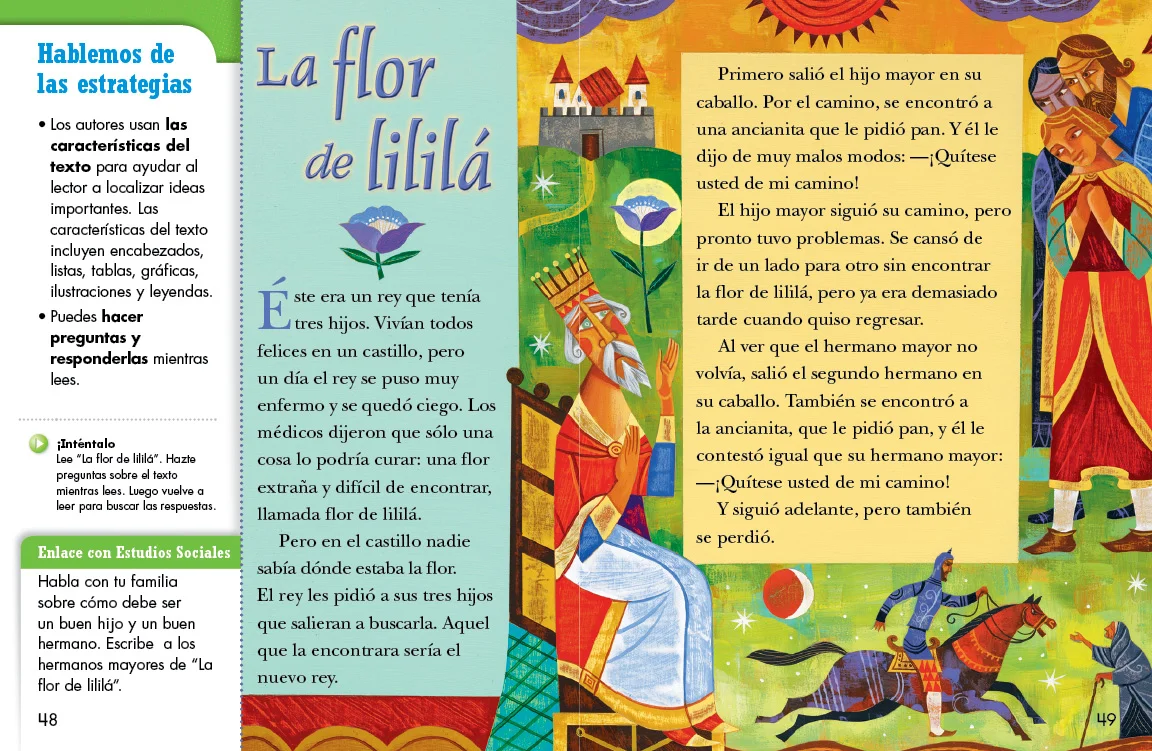Designed and managed the production of three grades of a Spanish reading program for an educational publisher.