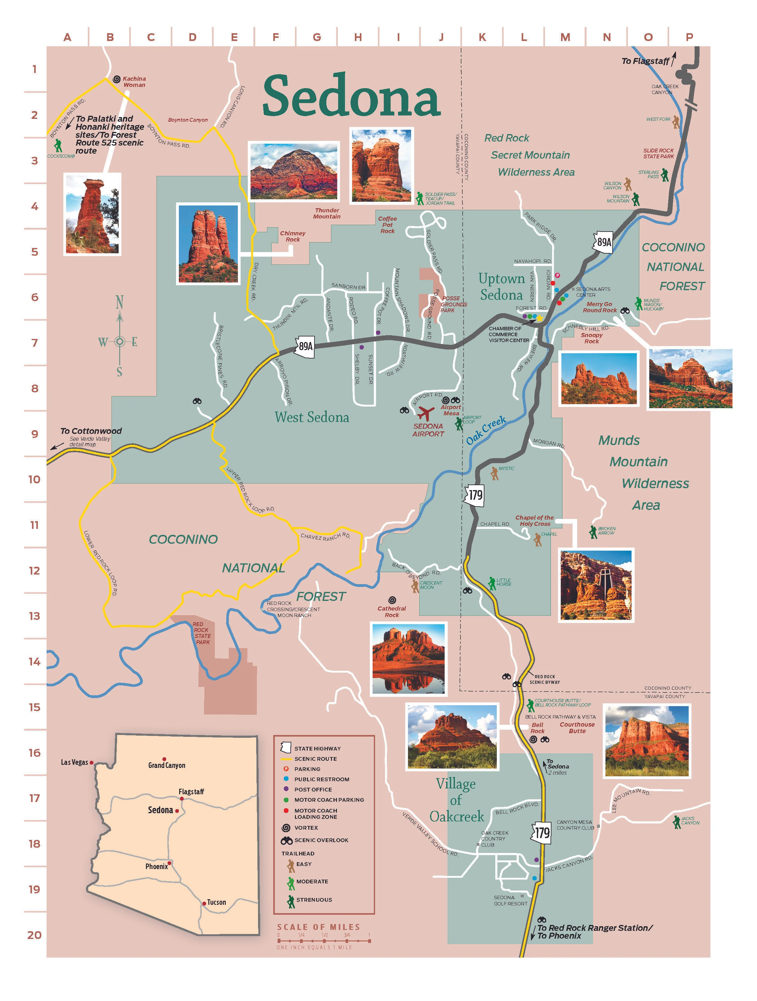 Sedona City Map