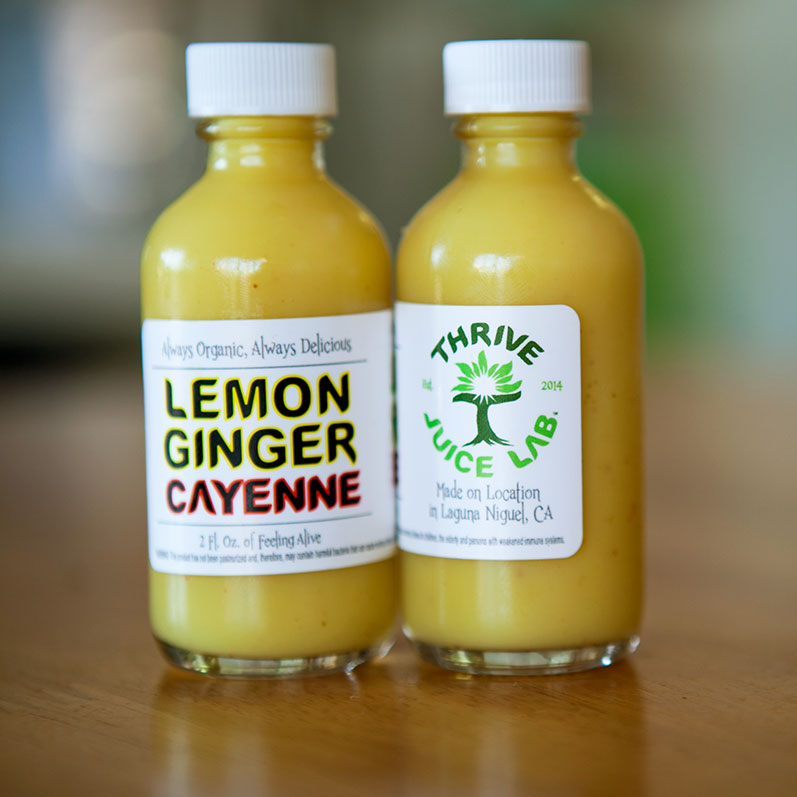 Lemon Ginger Cayenne Shots