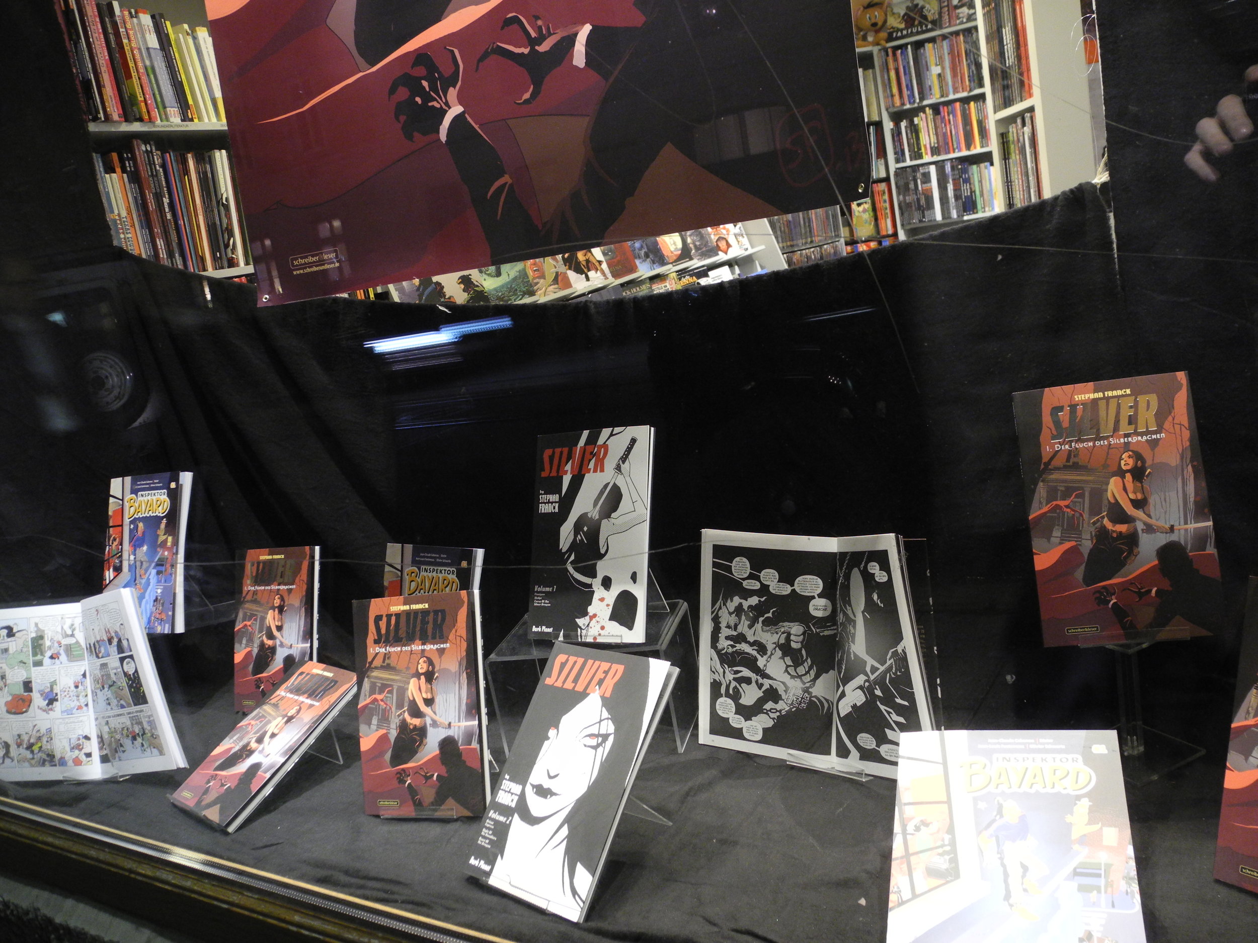 Bookstorewindow in Munich, Germany
