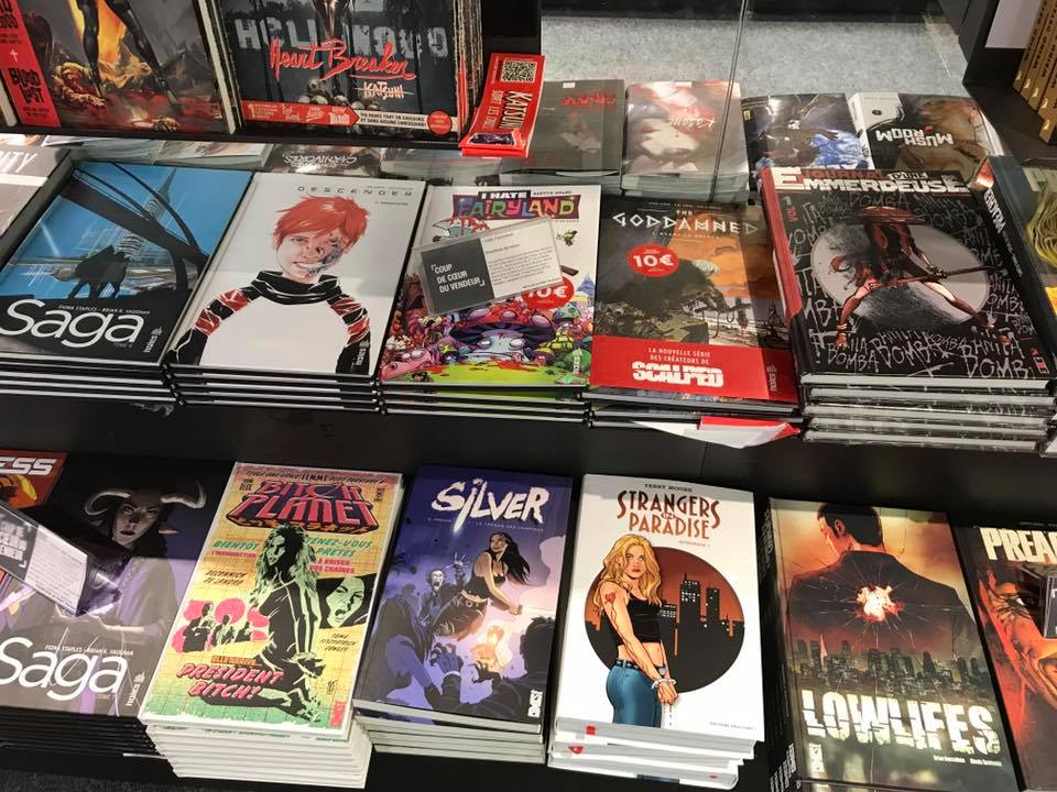 French Silver spotted at FNAC (France's largest bookstore chain), and in great company.