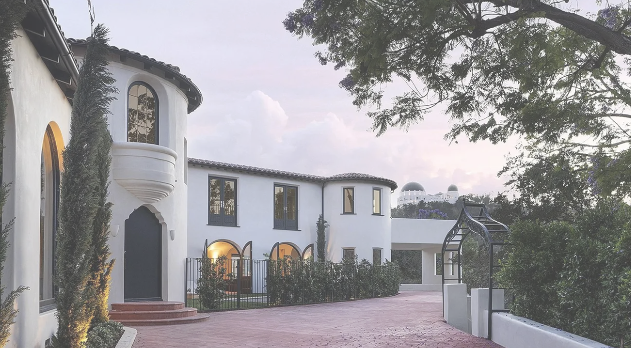 Spanish Colonial Revival Historic-Cultural Monument home in Los Feliz, Los Angeles