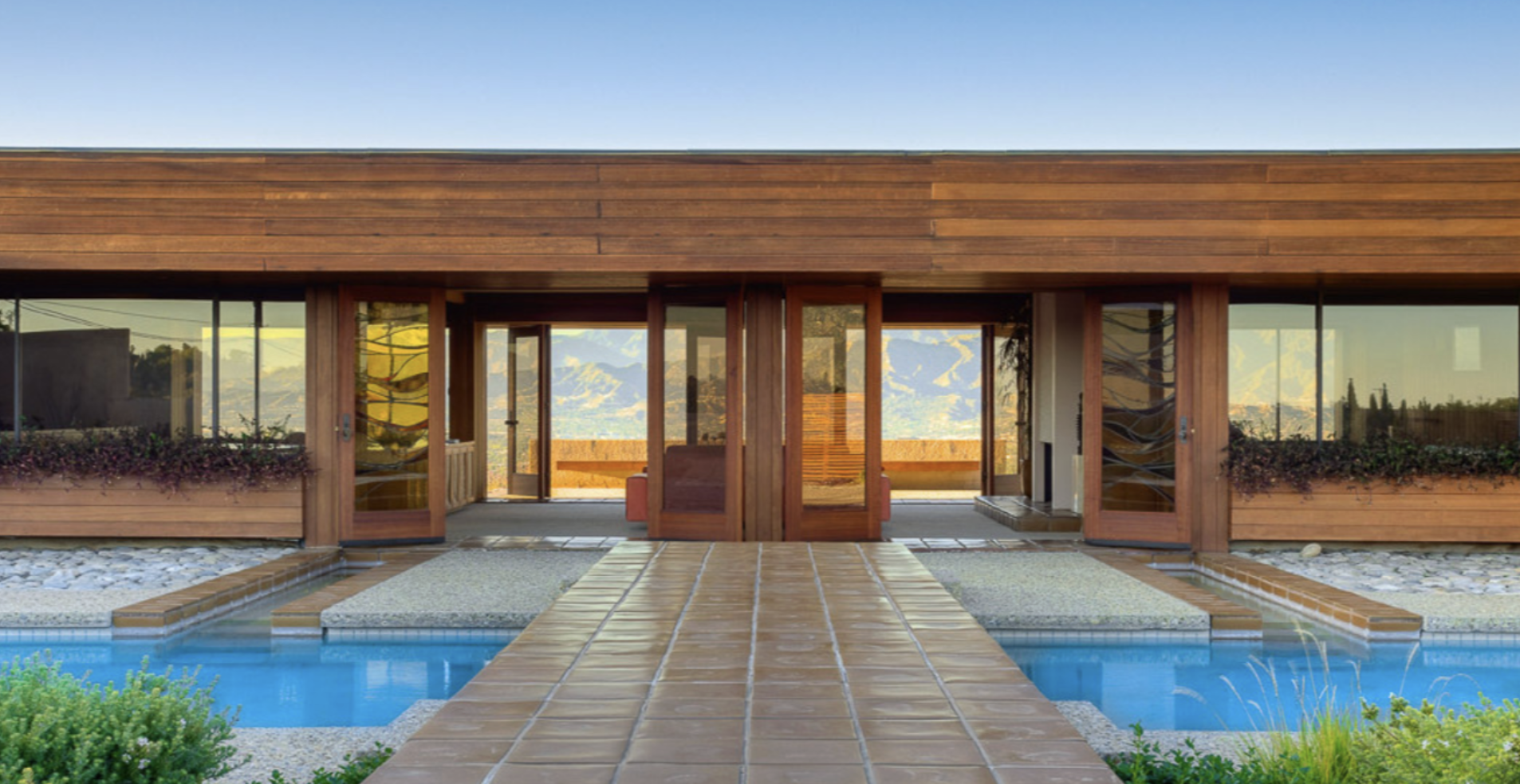 Domus Solaris, the 1975 Buff and Hensman house on Mulholland Drive in the Hollywood Hills, Los Angeles