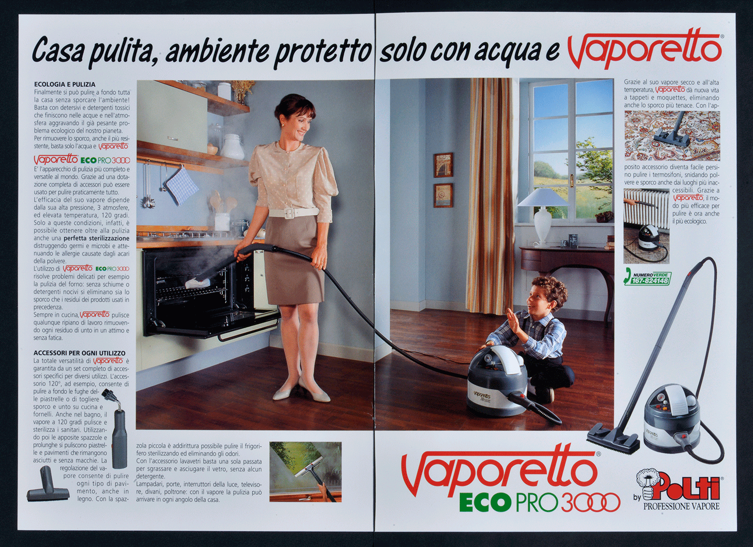 Advertising campaign for Polti Spa