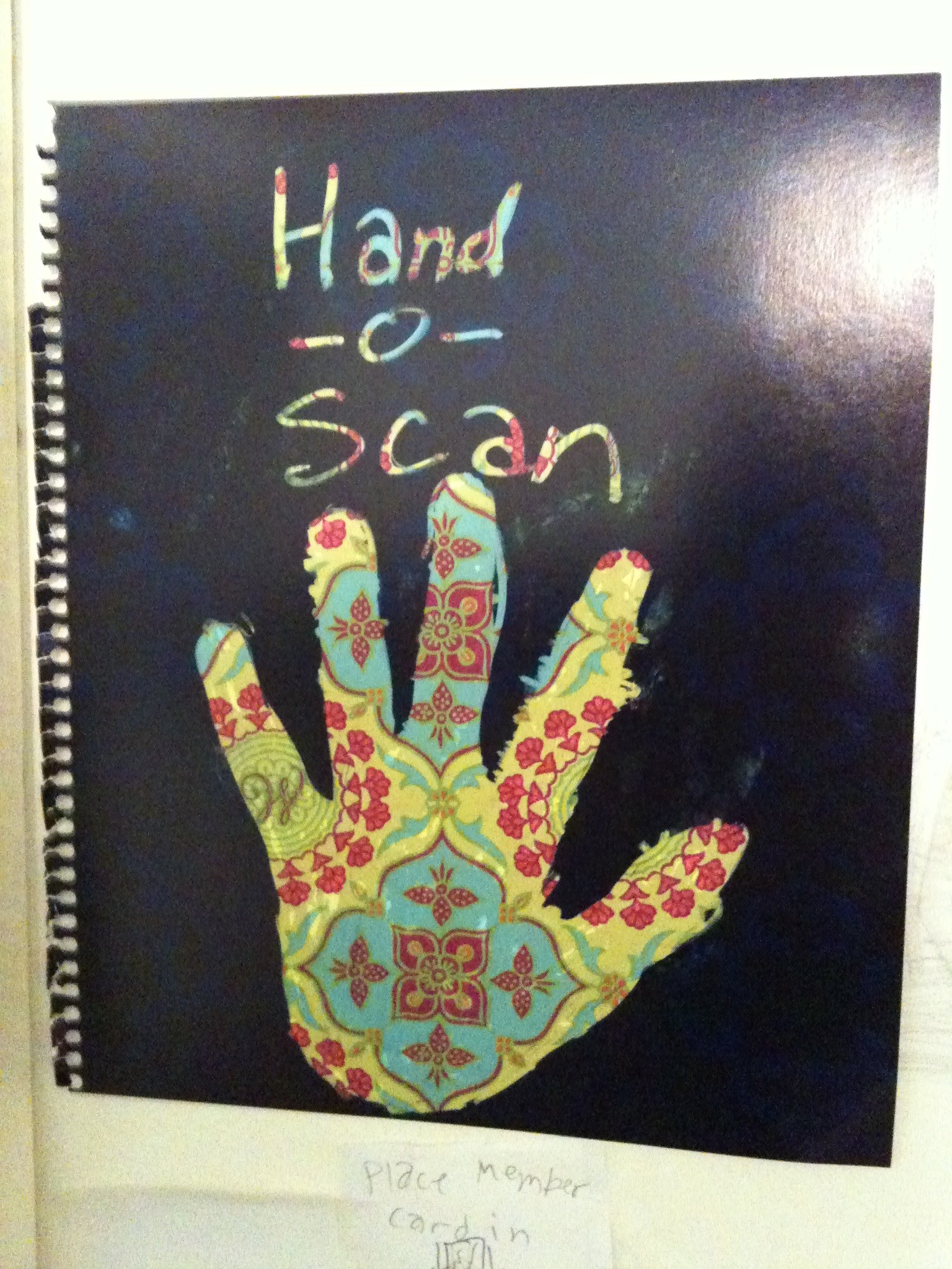 The girls added some additional security measures to their bedroom door.