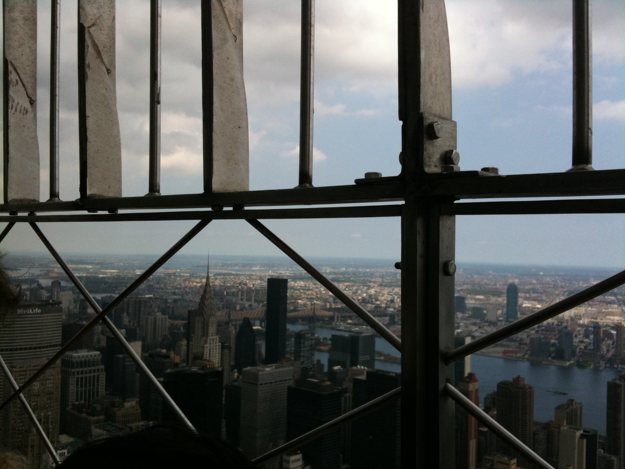 Had 90 min to kill before heading to airport so I took some pics at the top of the Empire State building.