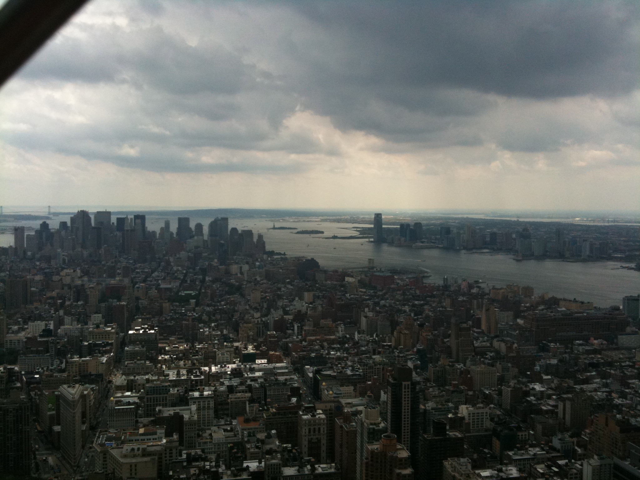 Had 90 min to kill before heading to airport so I took some pics at the top of the Empire State building.
