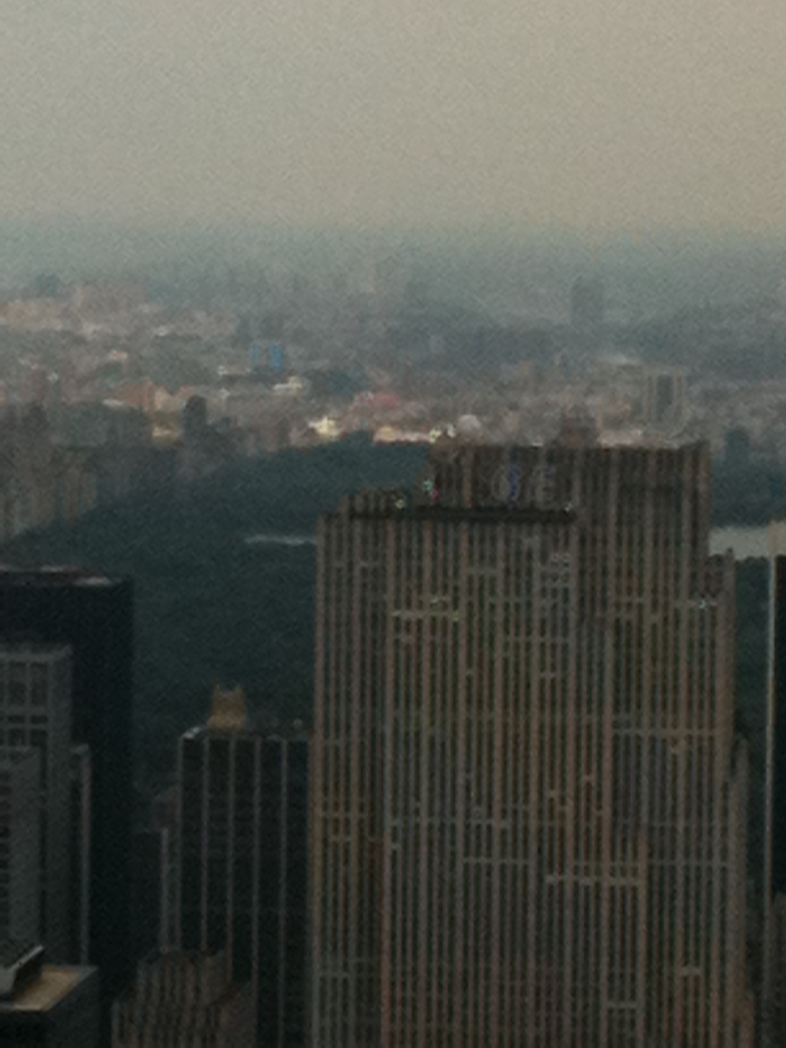 Had 90 min to kill before heading to airport so I took some pics at the top of the Empire State building.