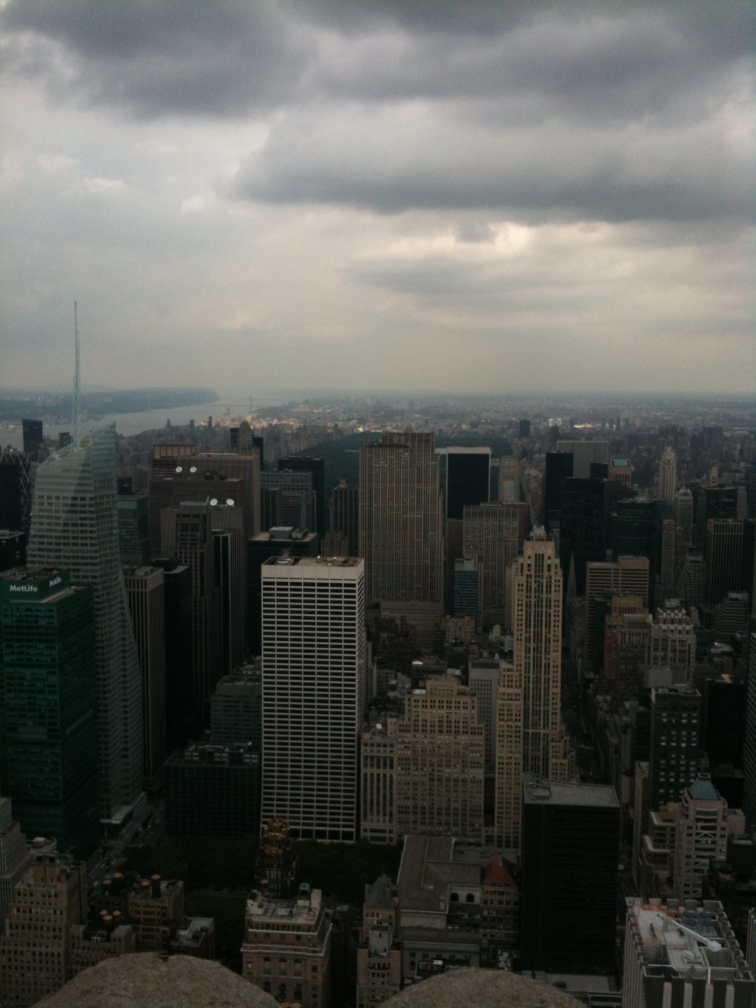 Had 90 min to kill before heading to airport so I took some pics at the top of the Empire State building.