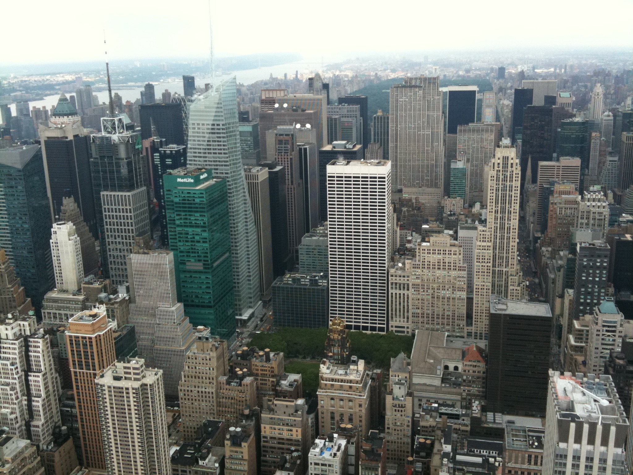 Had 90 min to kill before heading to airport so I took some pics at the top of the Empire State building.