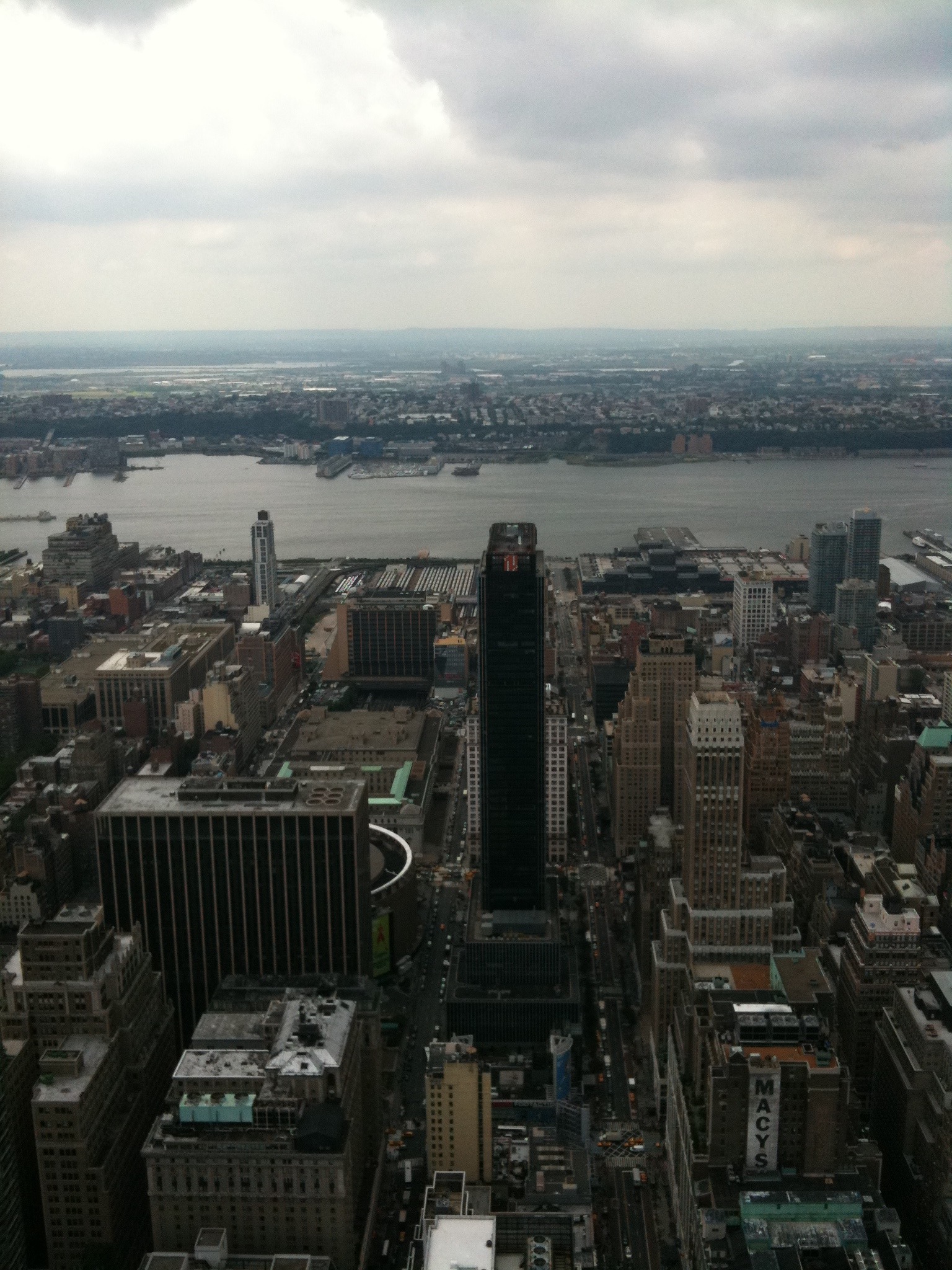 Had 90 min to kill before heading to airport so I took some pics at the top of the Empire State building.