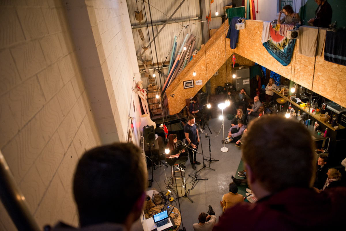 This one held in a warehouse flat's lounge space, the Sofar gigs move secret venue every time, and cost just a donation to attend
