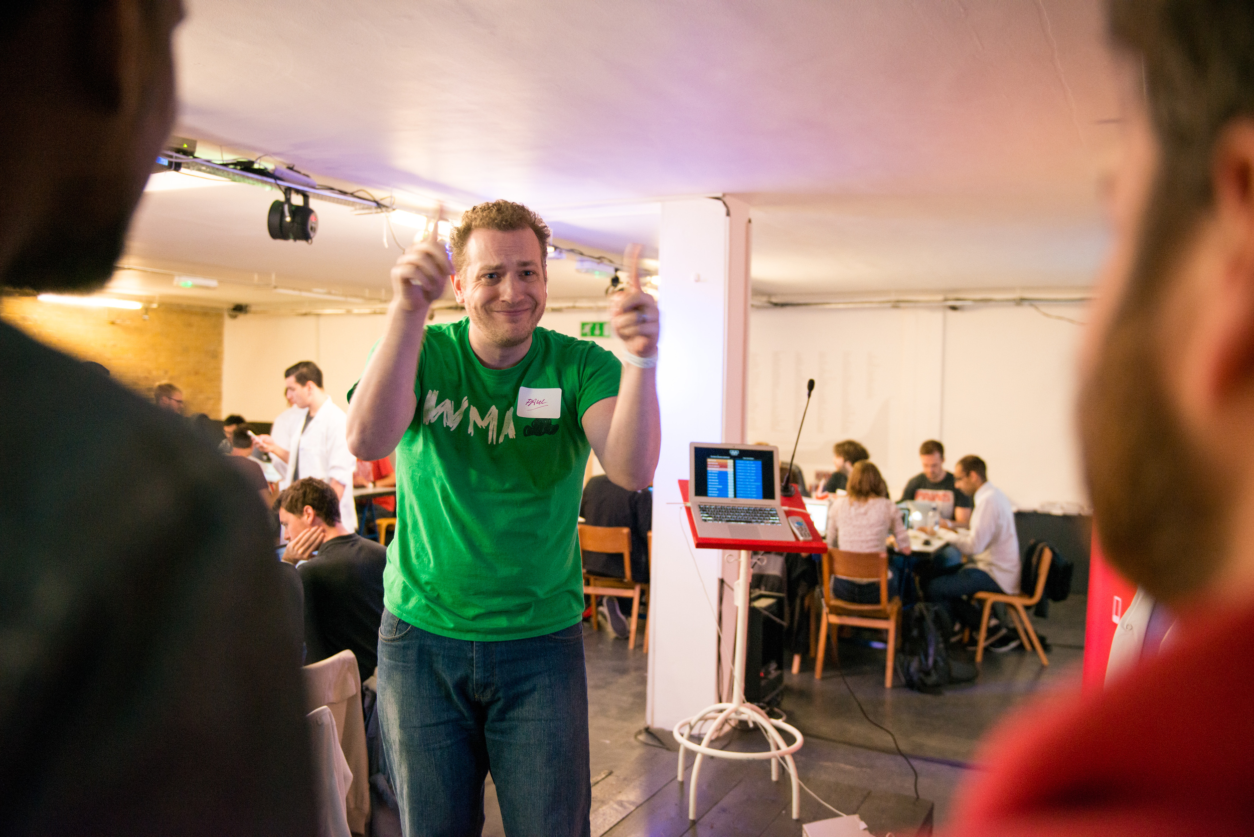 Startup Charades: act out the name of a tech startup. Facebook: Easy. GetTaxi: Not so easy...