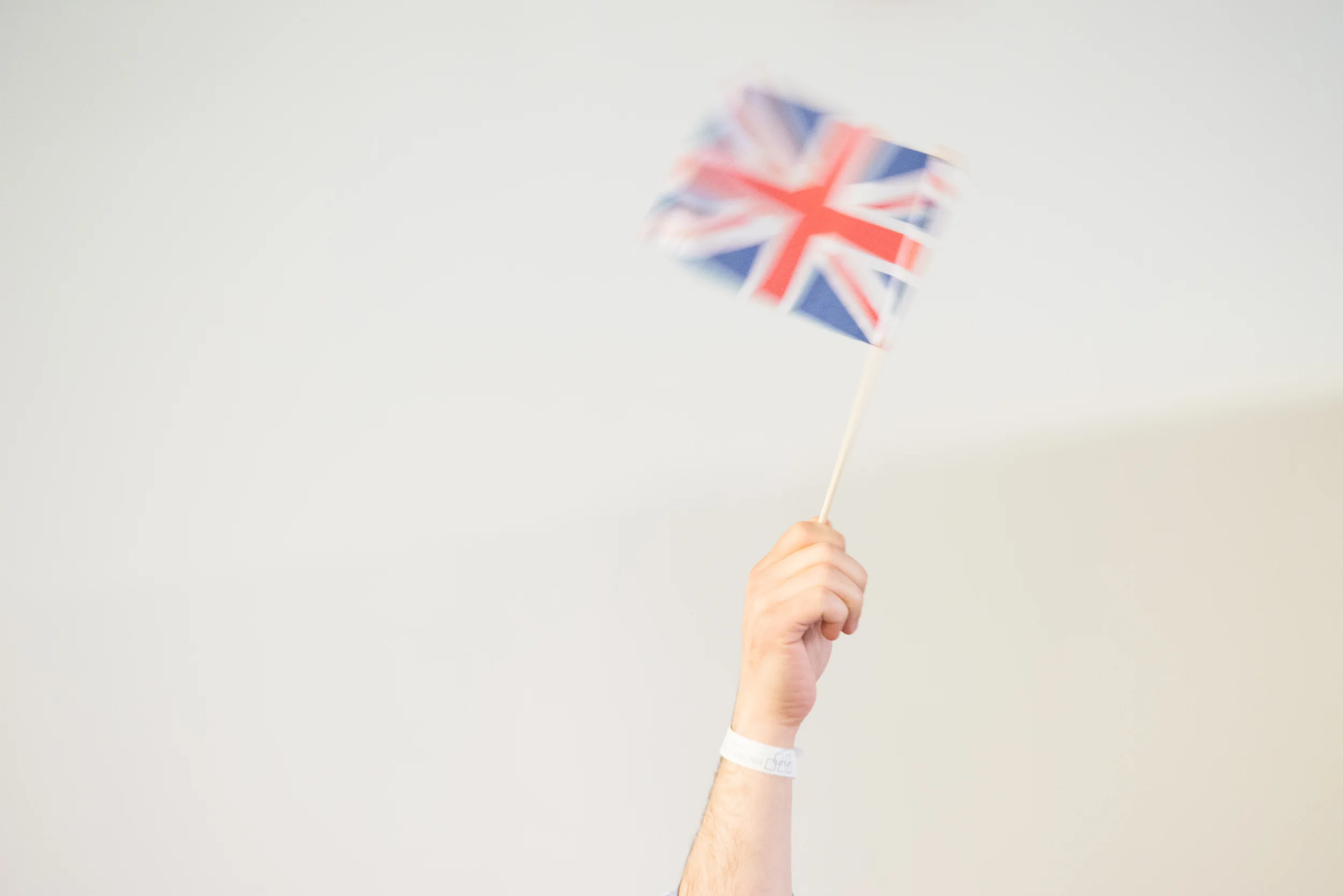 Waving a flag summoned a labcoat-clad judge to take a look at a completed challenge