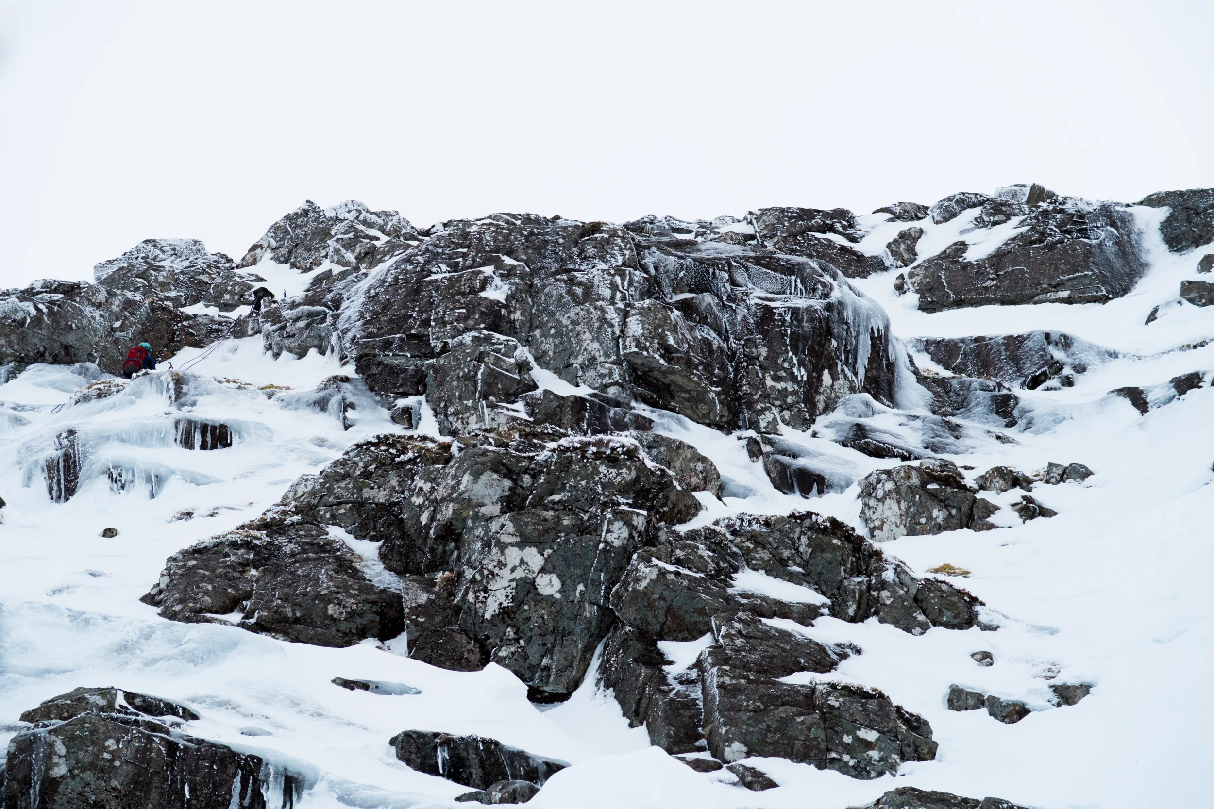 Try and spot Marlon and Jaye climbing...