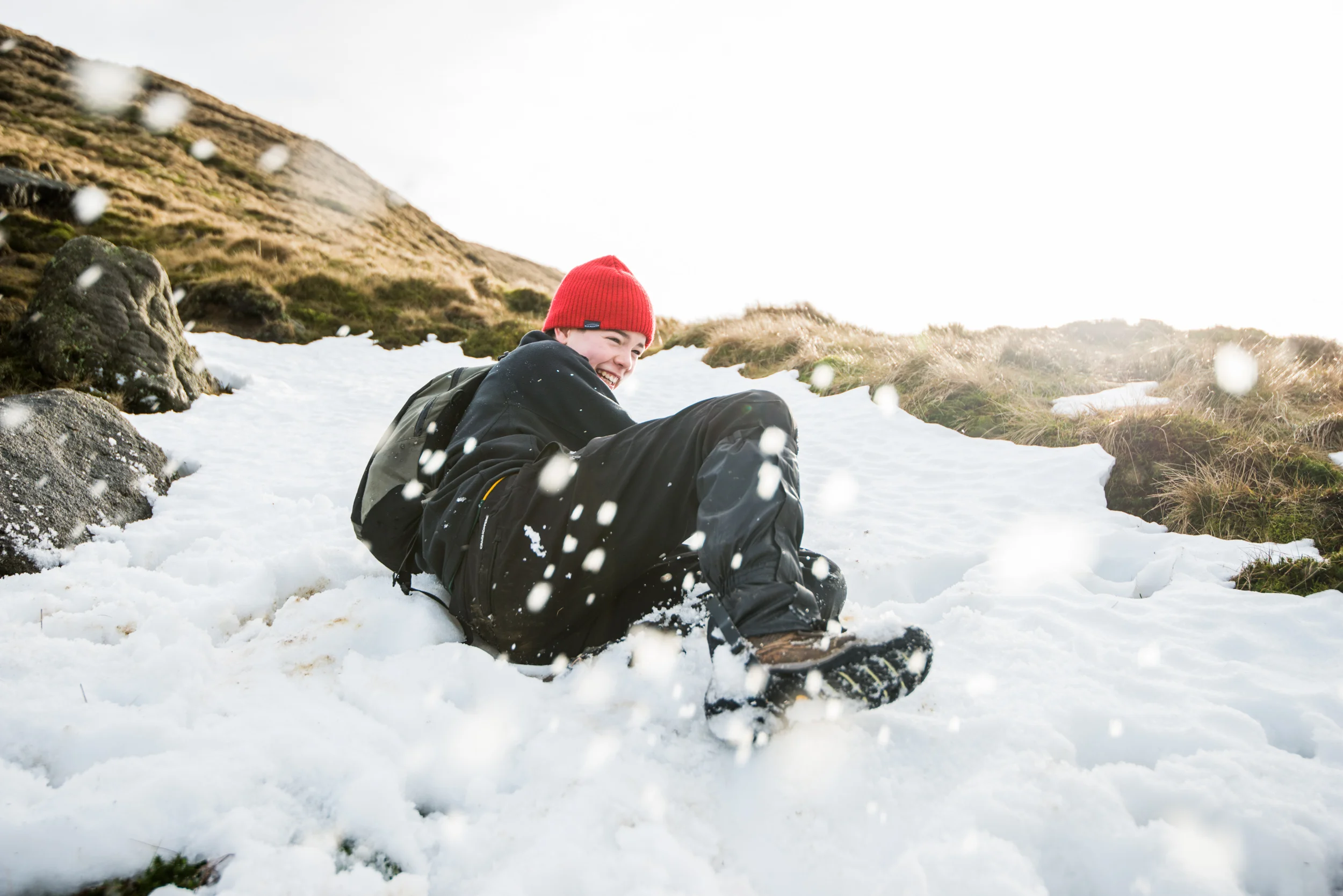 The Peak district gave us plenty of fun in the snow