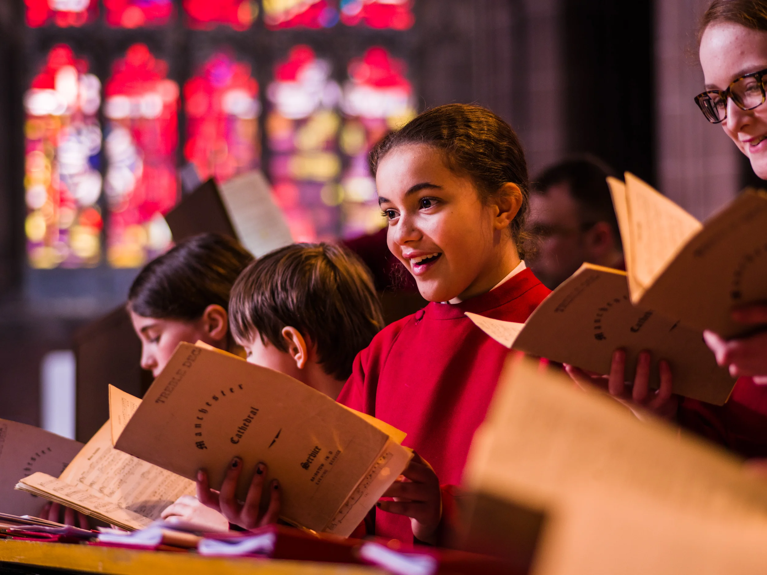 Young Choristers at Manchester Cathedral