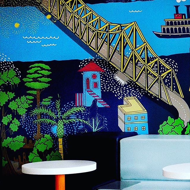 ✨Sneak peek✨ @trubyhilton mural details