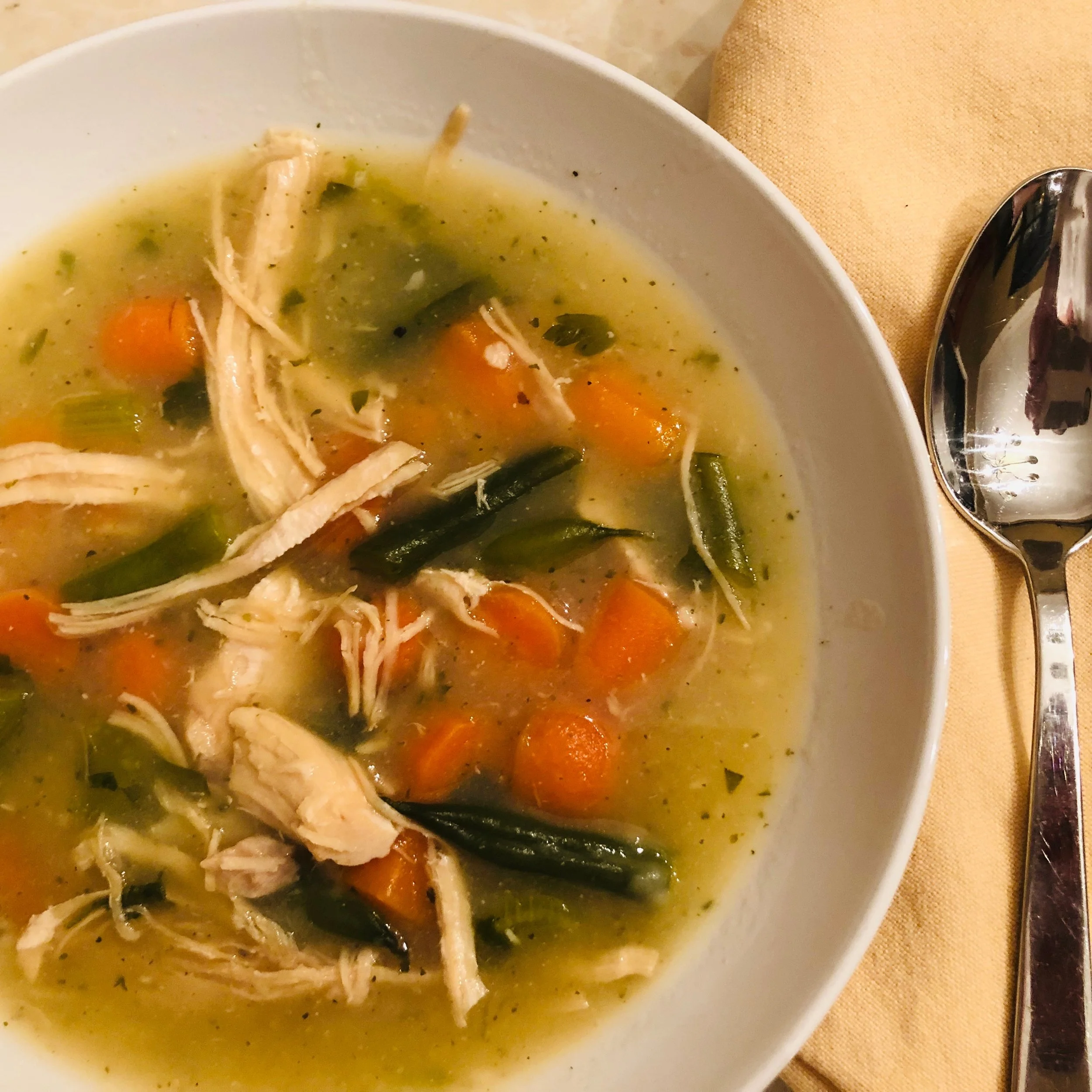 Creamy Chicken &amp; Vegetable Soup
