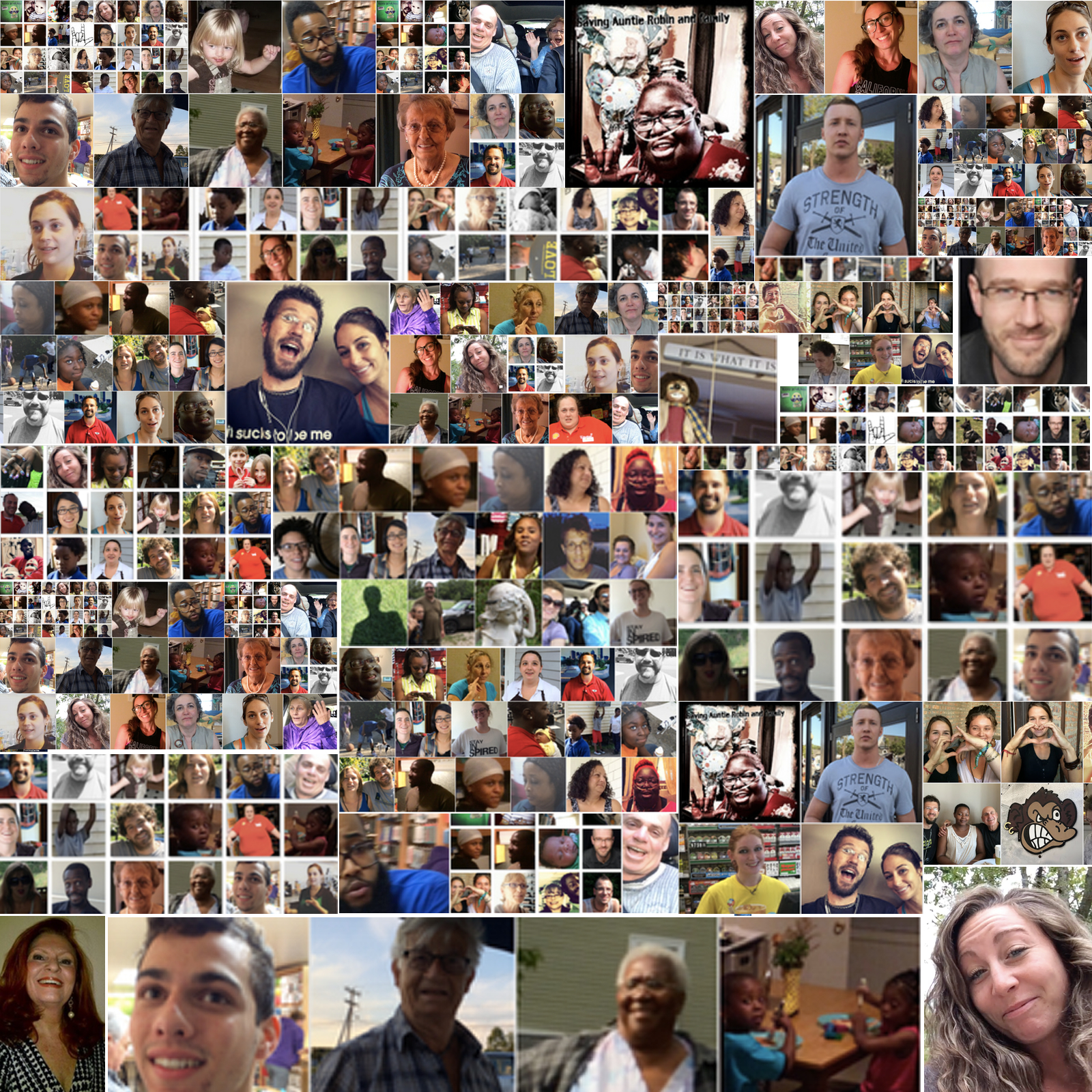 Some faces of the many people that have impacted Building Beyond dot Me