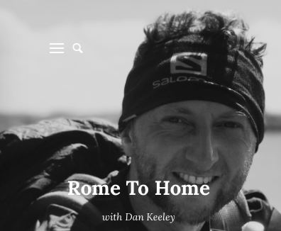 Dan is running from Rome to London to raise awareness of men's mental health