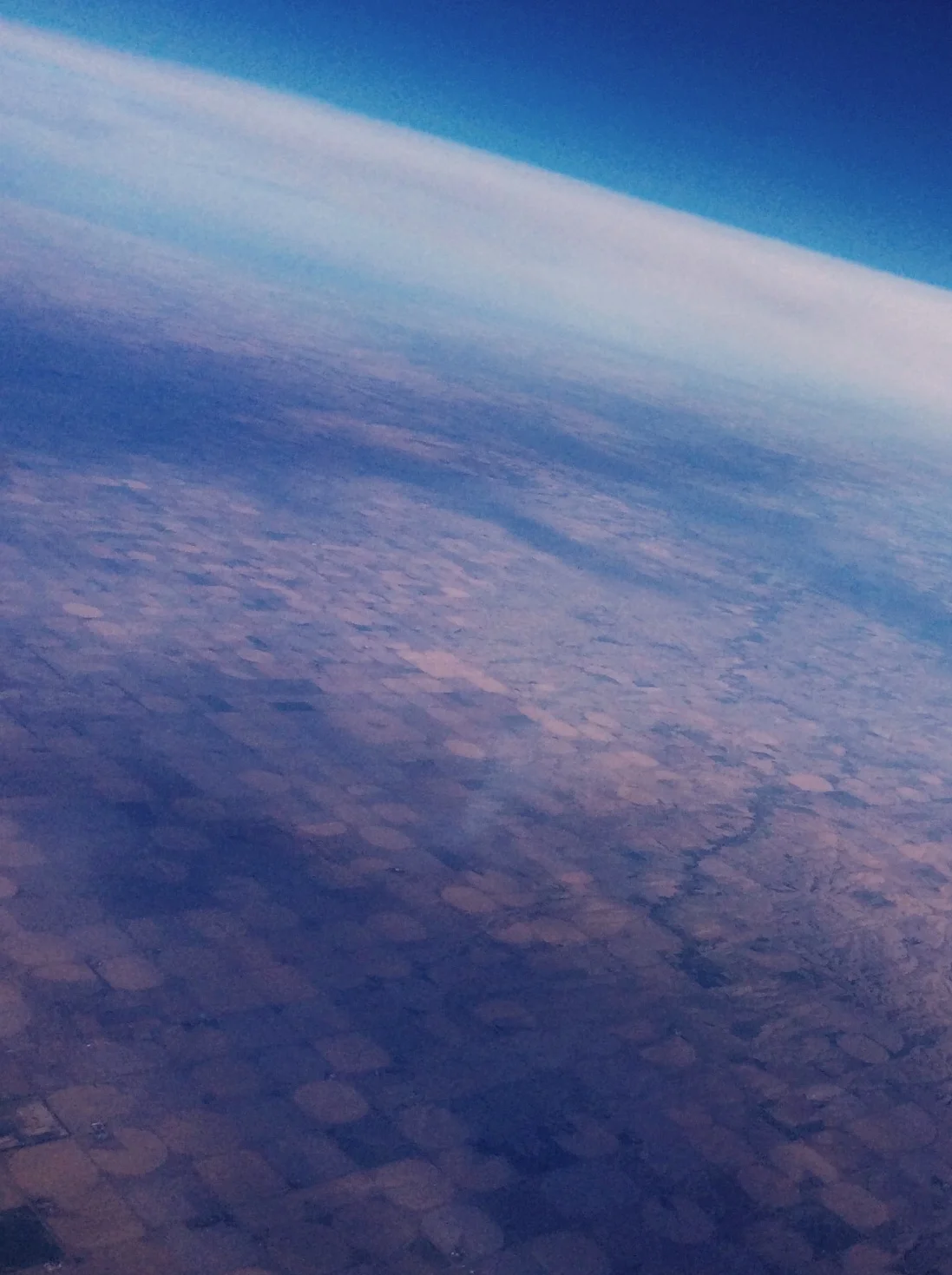 Nebraska farm fields. 