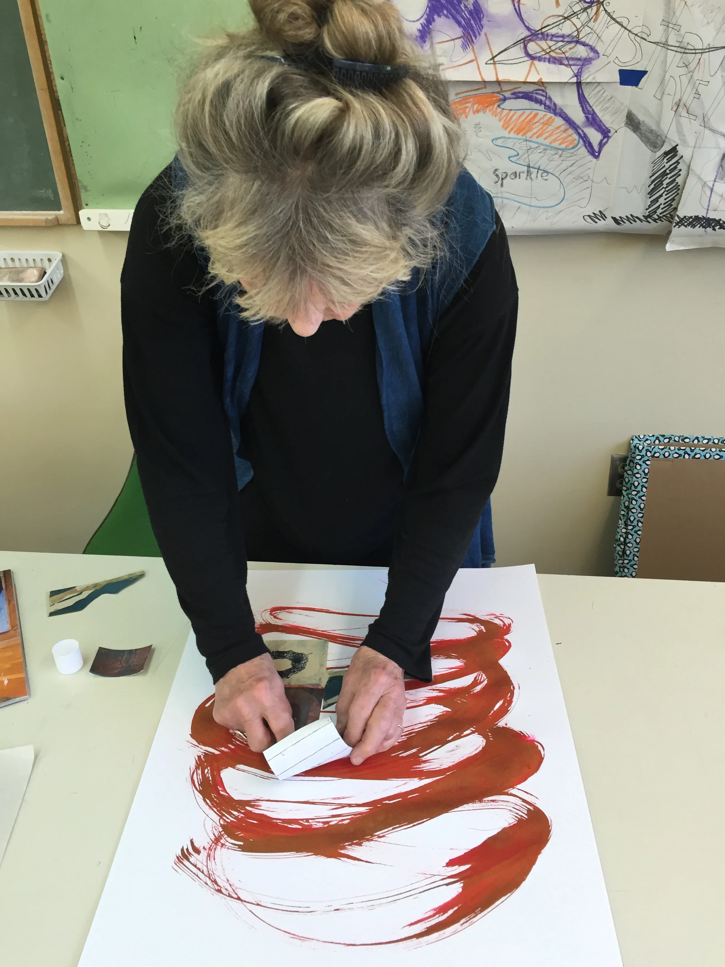 Oregon College of Art and Craft Words and Images workshop team teaching with Stuart Kestenbaum