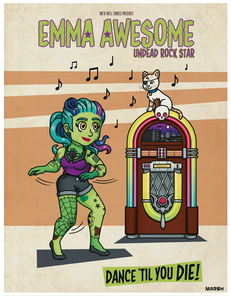 Dance 'Til You Die - Emma Awesome: Undead Rockstar