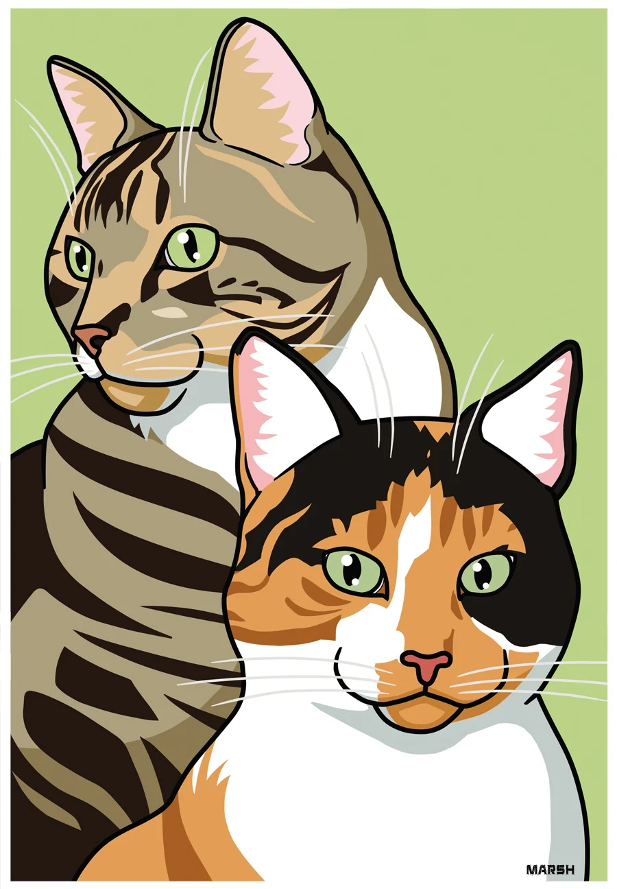 Felix and Ava Commission