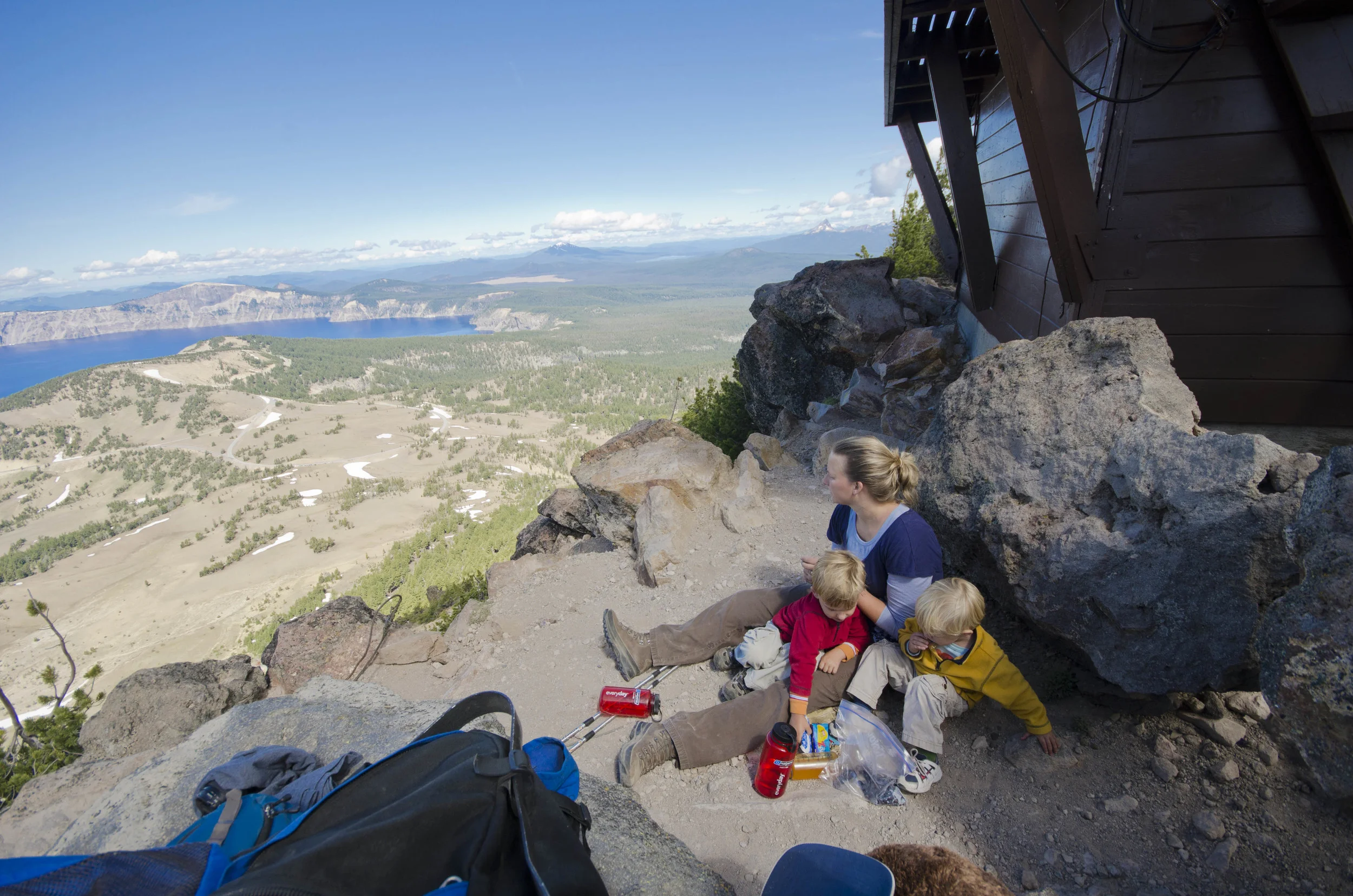 Day 22: Our boys' first summit