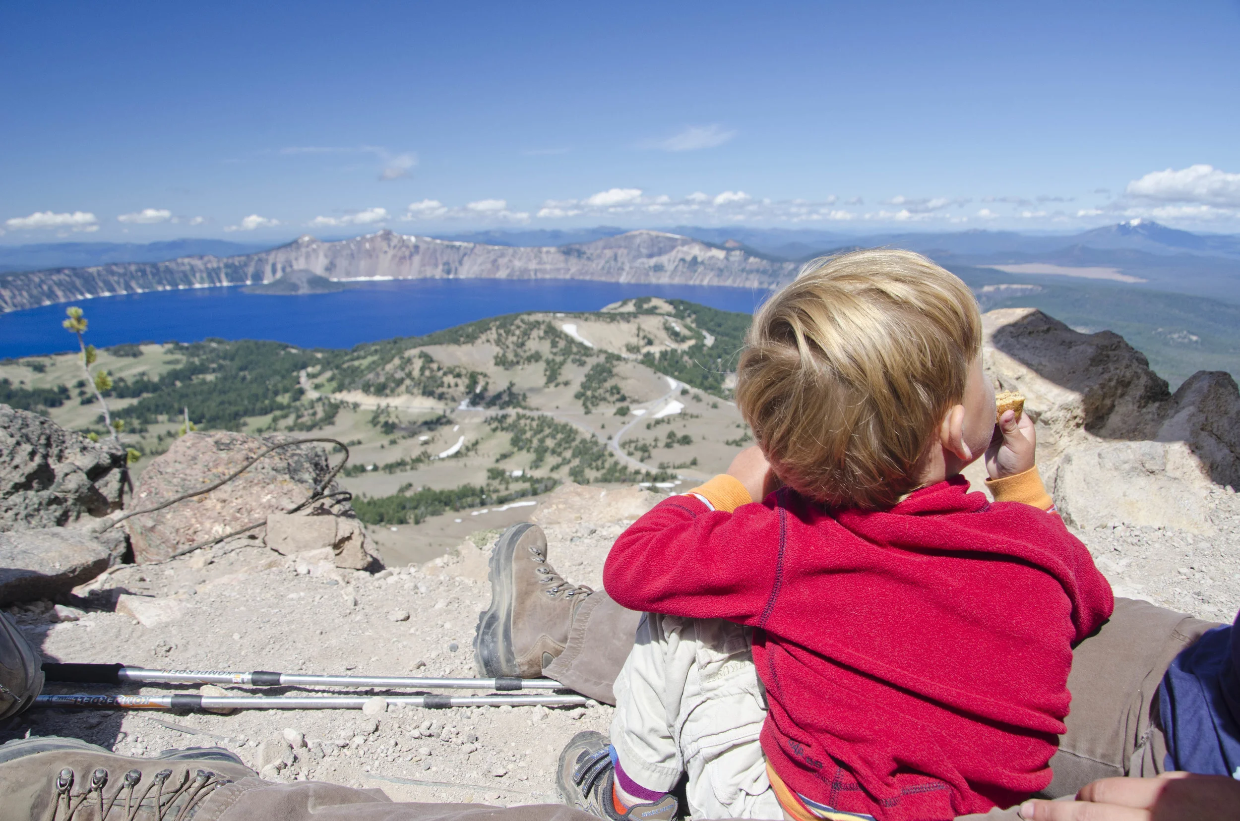Day 22: Our boys' first summit