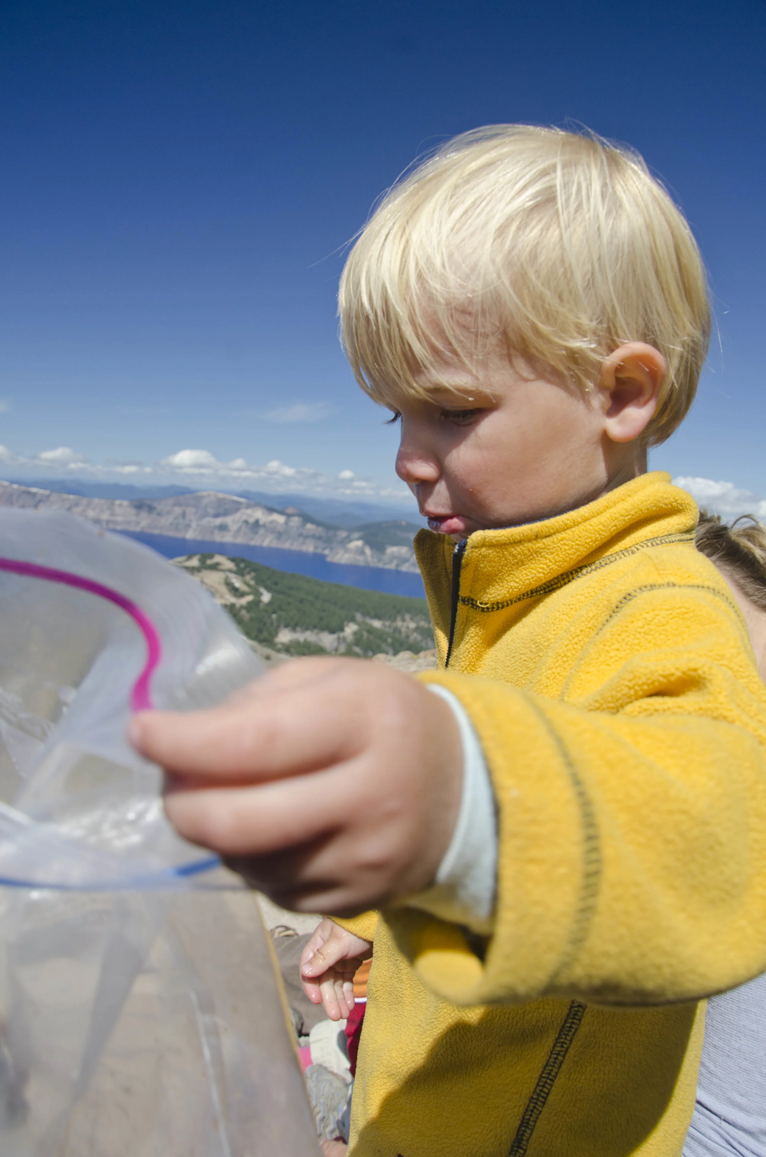 Day 22: Our boys' first summit