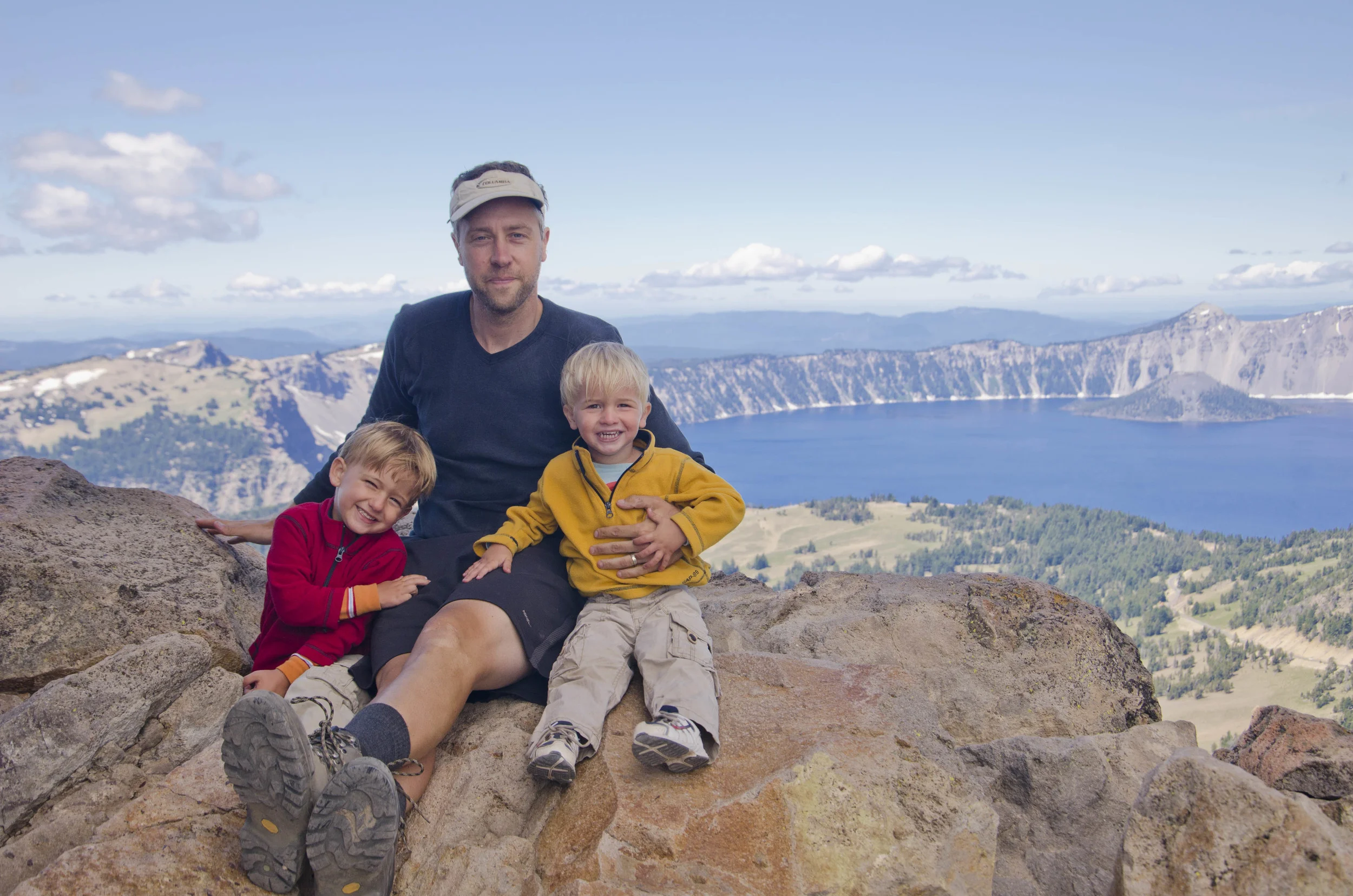 Day 22: Our boys' first summit