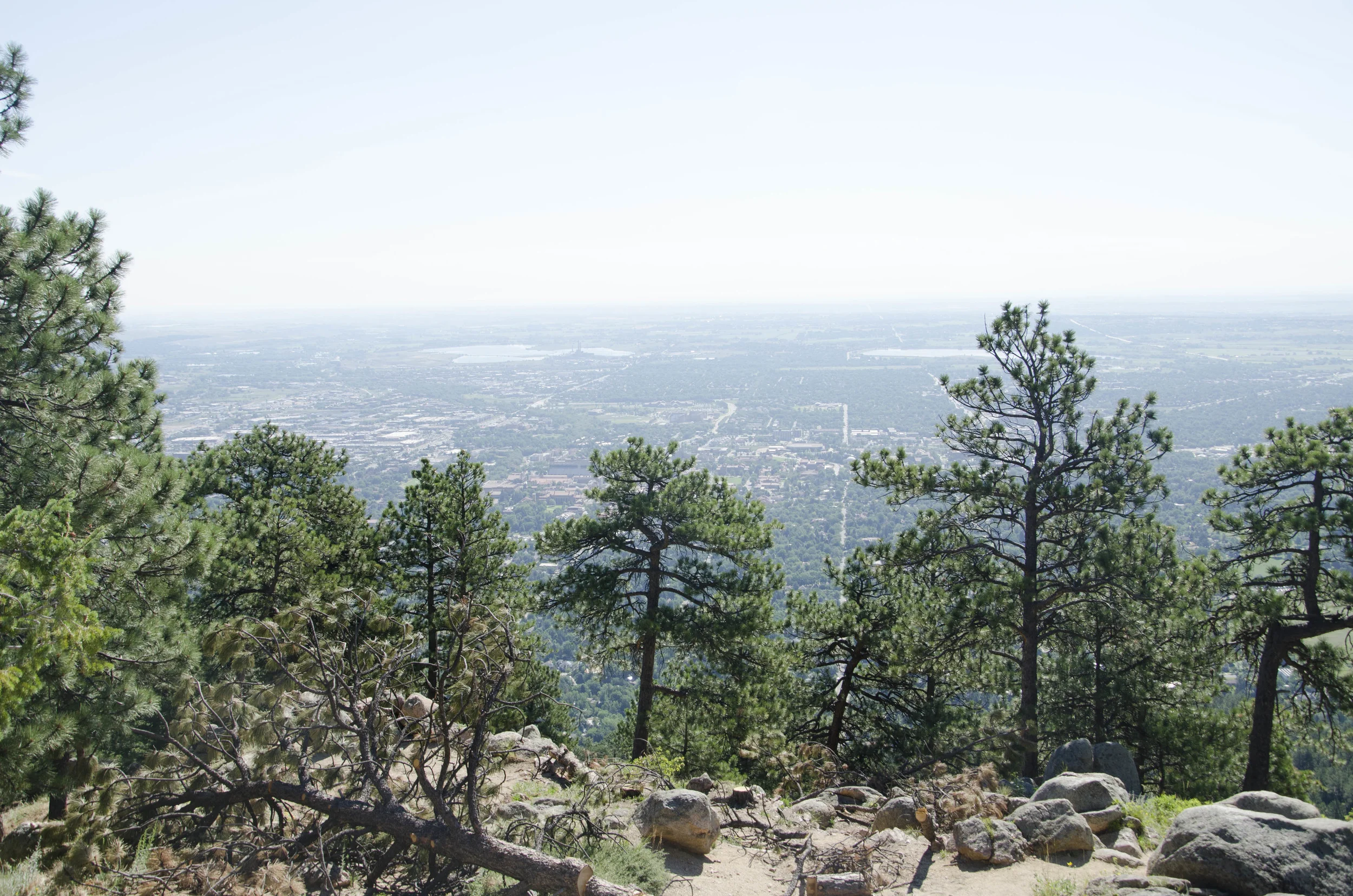 Day 4: Paul's 68 miles on a bike; the rest of us went <1; Boulder, CO