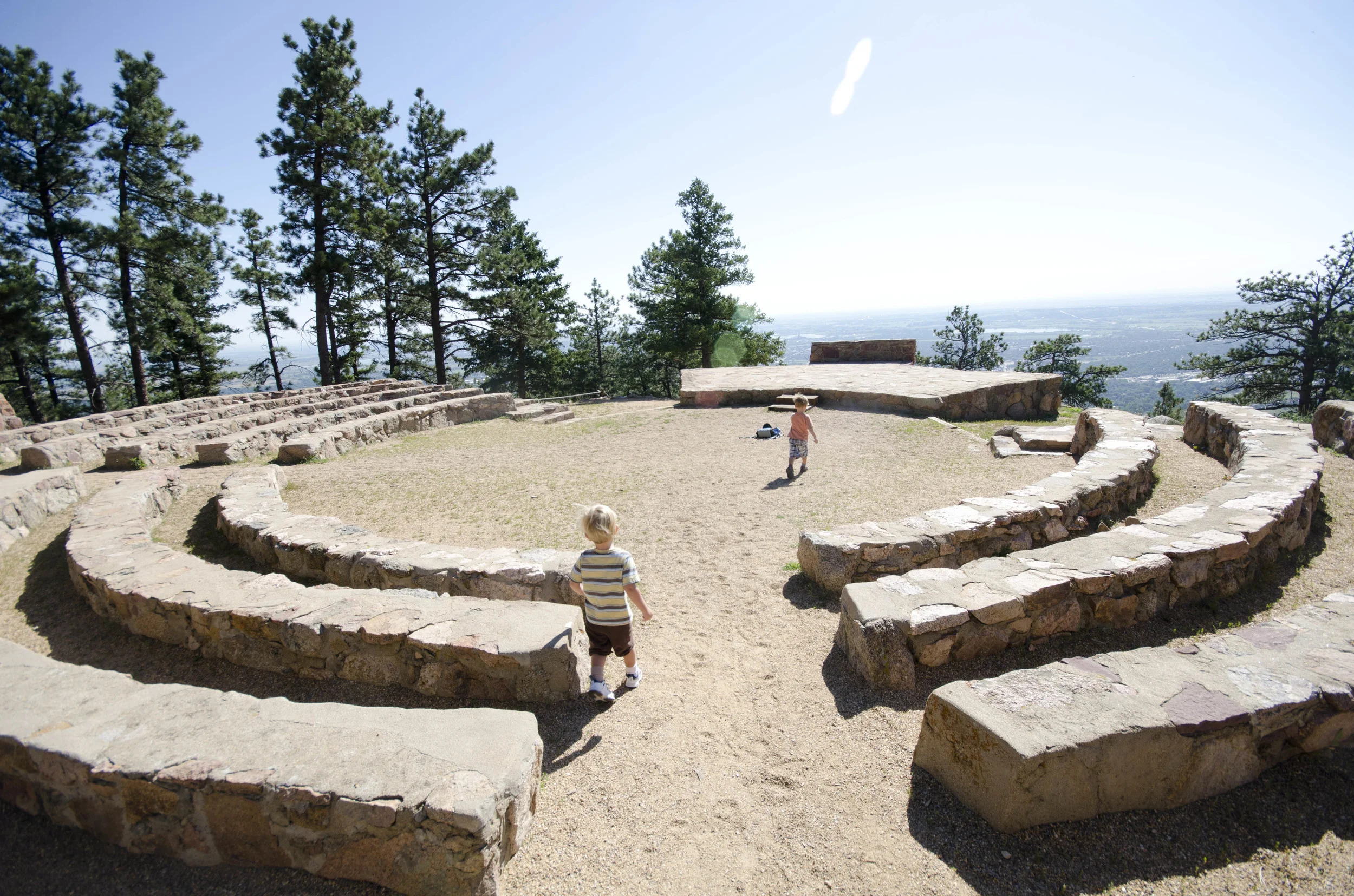 Day 4: Paul's 68 miles on a bike; the rest of us went <1; Boulder, CO