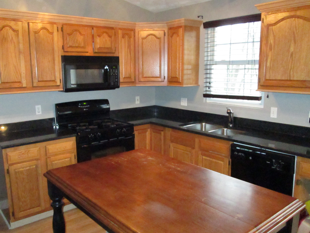 YELLOW OAK CABINETS